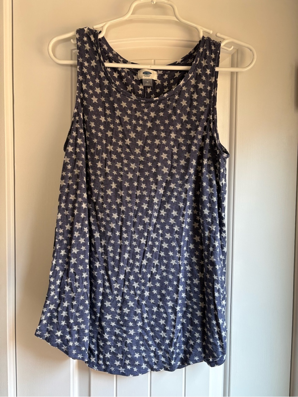 Old Navy Navy Blue Star-Print Sleeveless Tank